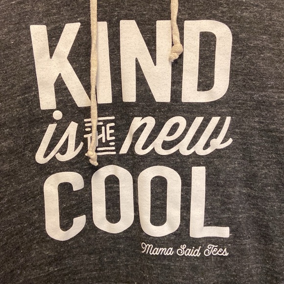 Alternative Earth Size Large Gray Kind is the New Cool Hoodie: 3034 - Picture 2 of 7